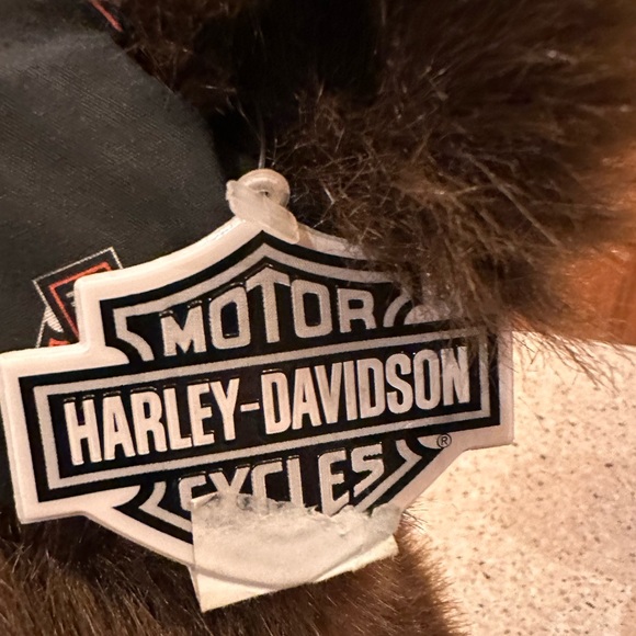 Harley-Davidson 2000 Bean Bag Plush Biker Bear Doo Rag - 15” with Tags VTG - Picture 7 of 16